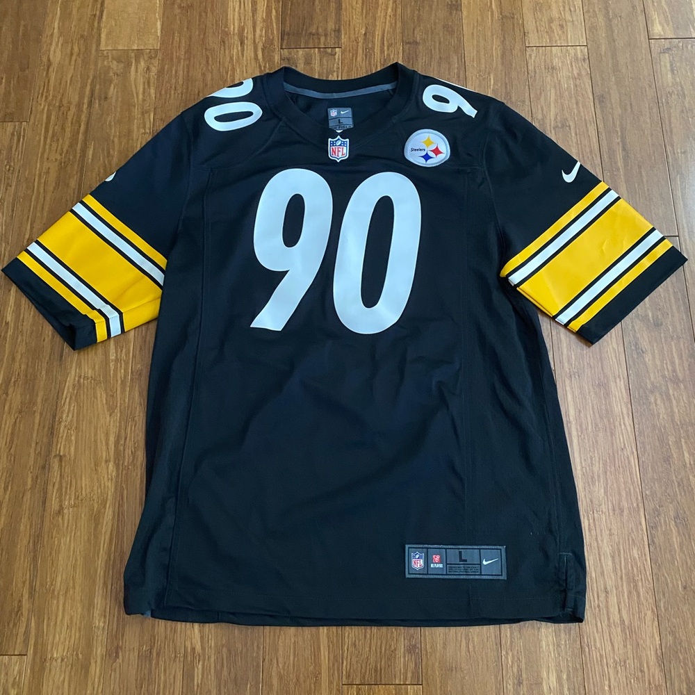Large NFL Nike Steelers Jersey! TJ Watt #90